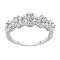 Thumbnail for LADIES RING 7/8 CT ROUND DIAMOND 10K WHITE GOLD
