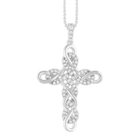Thumbnail for LADIES PENDANT 1/5 CT ROUND DIAMOND 10K WHITE GOLD
