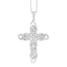 LADIES PENDANT 1/5 CT ROUND DIAMOND 10K WHITE GOLD