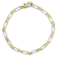 Thumbnail for LADIES BRACELET 3/4 CT ROUND DIAMOND 10K YELLOW GOLD