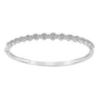 Thumbnail for LADIES BANGLE 1 1/4 CT ROUND DIAMOND 14K WHITE GOLD
