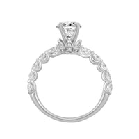 Thumbnail for LADIES RING 1 CT ROUND DIAMOND 14K WHITE GOLD(CENTER-1)