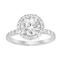Thumbnail for LADIES RING 3/4 CT ROUND DIAMOND 14K WHITE GOLD(CENTER-1 / SEMI MOUNT)