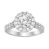 Thumbnail for LADIES RING 1 CT ROUND DIAMOND 14K WHITE GOLD(CENTER-1)