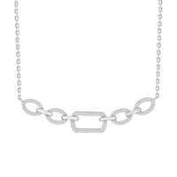Thumbnail for LADIES DIAMOND NECKLACE 1/6 CT ROUND DIAMOND 10K WHITE GOLD