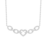 Thumbnail for LADIES DIAMOND NECKLACE 1/6 CT ROUND DIAMOND 10K WHITE GOLD