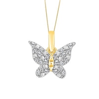 Thumbnail for LADIES PENDANT 1/10 ROUND DIAMOND 10K YELLOW GOLD