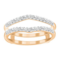Thumbnail for LADIES ENHANCERS WRAPS 1/4 CT ROUND DIAMOND 14K ROSE GOLD