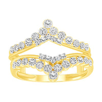 Thumbnail for LADIES ENHANCERS WRAPS 1/4 CT ROUND DIAMOND 14K YELLOW GOLD