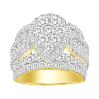 Thumbnail for LADIES RING 5 CT ROUND DIAMOND 10K YELLOW GOLD