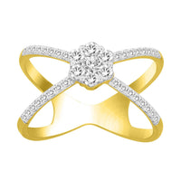 Thumbnail for LADIES RING 1/2 CT ROUND DIAMOND 14K YELLOW GOLD