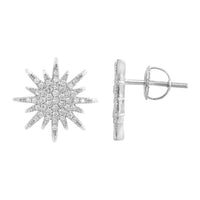 Thumbnail for LADIES EARRING 1/3 CT ROUND DIAMOND 10K WHITE GOLD