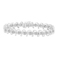 Thumbnail for LADIES BRACELET 4 CT ROUND DIAMOND 14K WHITE GOLD