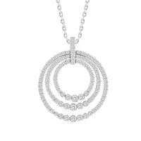 Thumbnail for LADIES PENDANT 1 CT ROUND DIAMOND 14K WHITE GOLD