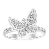 Thumbnail for LADIES RING 1/6 CT ROUND DIAMOND 10K WHITE GOLD