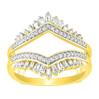 Thumbnail for LADIES ENHANCER WRAP 1/2 CT ROUND DIAMOND 14K YELLOW GOLD
