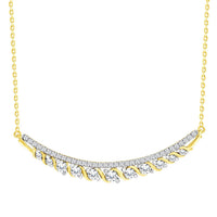 Thumbnail for LADIES NECKLACE 3/4 CT ROUND DIAMOND 14K YELLOW GOLD