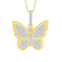 Thumbnail for LADIES PENDANT 1/6 CT ROUND DIAMOND 10K YELLOW GOLD