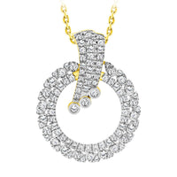 Thumbnail for LADIES PENDANT 3/4 CT ROUND DIAMOND 14K YELLOW GOLD