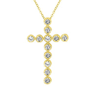 Thumbnail for LADIES PENDANT 1/3 CT ROUND DIAMOND 10K YELLOW GOLD