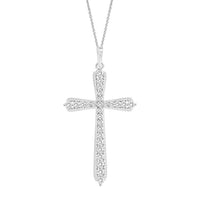 Thumbnail for LADIES PENDANT 1/2 CT ROUND DIAMOND 10K WHITE GOLD