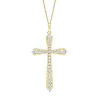Thumbnail for LADIES PENDANT 1/2 CT ROUND DIAMOND 10K YELLOW GOLD