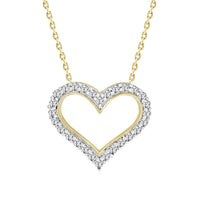 Thumbnail for LADIES PENDANT 1/4 CT ROUND DIAMOND 10K YELLOW GOLD