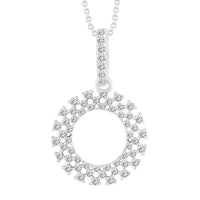 Thumbnail for LADIES PENDANT 1/4 CT ROUND DIAMOND 10K WHITE GOLD
