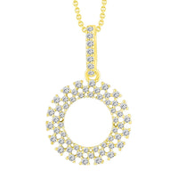 Thumbnail for LADIES PENDANT 1/4 CT ROUND DIAMOND 10K YELLOW GOLD