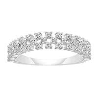 Thumbnail for LADIES BAND 1/2 CT ROUND DIAMOND 10K WHITE GOLD