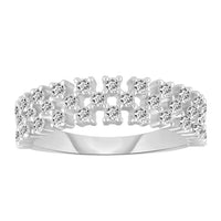 Thumbnail for LADIES BAND 3/4 CT ROUND DIAMOND 10K WHITE GOLD