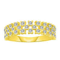 Thumbnail for LADIES BAND 3/4 CT ROUND DIAMOND 10K YELLOW GOLD