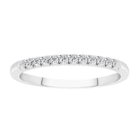 Thumbnail for LADIES BAND 1/6 CT ROUND DIAMOND 14K WHITE GOLD