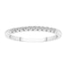 LADIES BAND 1/6 CT ROUND DIAMOND 14K WHITE GOLD