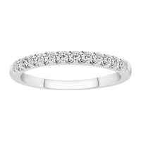 Thumbnail for LADIES BAND 1/3 CT ROUND DIAMOND 14K WHITE GOLD