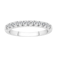 Thumbnail for LADIES BAND 1/2 CT ROUND DIAMOND 14K WHITE GOLD