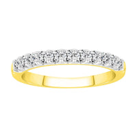 Thumbnail for LADIES BAND 1/2 CT ROUND DIAMOND 14K YELLOW GOLD