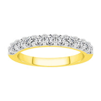 Thumbnail for LADIES BAND 3/4 CT ROUND DIAMOND 14K YELLOW GOLD