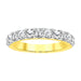 LADIES BAND 1 CT ROUND DIAMOND 14K YELLOW GOLD