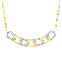 Thumbnail for LADIES NECKLACE 1/6 CT ROUND DIAMOND 10K YELLOW GOLD