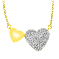 Thumbnail for LADIES NECKLACE 1/4 CT ROUND DIAMOND 10K YELLOW GOLD