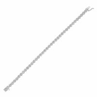Thumbnail for LADIES BRACELET 2 CT ROUND DIAMOND SS WHITE