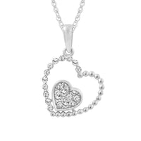 Thumbnail for LADIES PENDANT 1/5 CT ROUND DIAMOND 10K WHITE GOLD