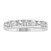 Thumbnail for LADIES BAND 1 CT ROUND DIAMOND 14K WHITE GOLD