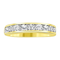 Thumbnail for LADIES BAND 1 CT ROUND DIAMOND 14K YELLOW GOLD