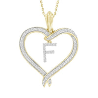 Thumbnail for LADIES PENDANT 1/4 CT ROUND DIAMOND 10K YELLOW GOLD