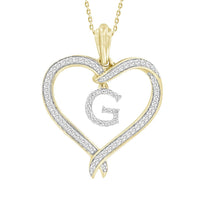 Thumbnail for LADIES PENDANT 1/4 CT ROUND DIAMOND 10K YELLOW GOLD