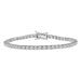 LADIES BRACELET 2 CT ROUND DIAMOND 14K WHITE GOLD