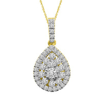 Thumbnail for LADIES PENDANT 1/3  CT ROUND DIAMOND 14K YELLOW GOLD