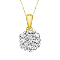 Thumbnail for LADIES PENDANT 3/4 CT ROUND DIAMOND 14K YELLOW GOLD